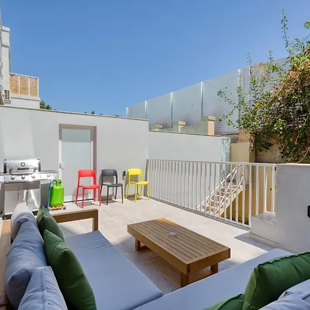 Luxury 4br Terrace & Bbq In St Julians *